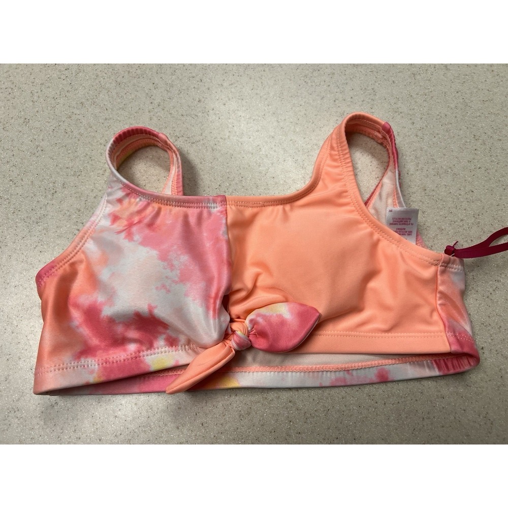 Justice Girls Swim Top Size‎ Medium 10 Orange